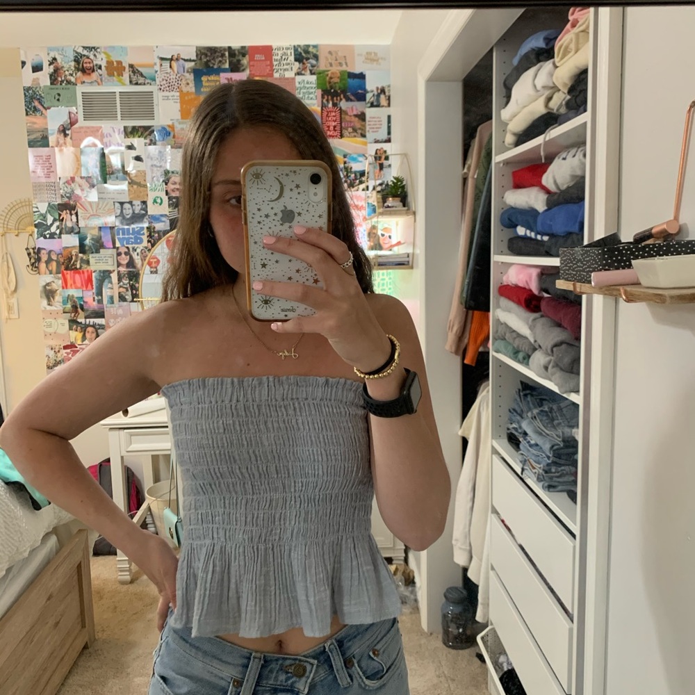 American Eagle strapless top